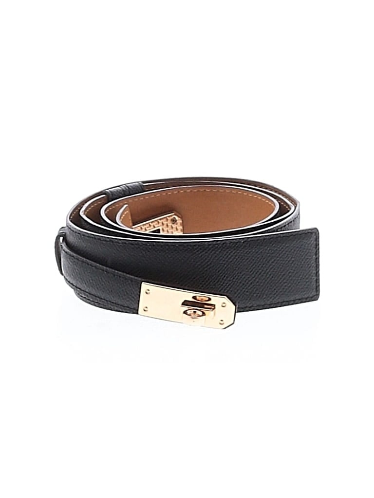 Pre-owned Unbranded Leather Belt In Black