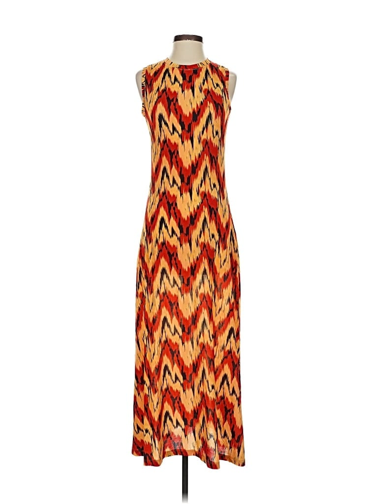 Pre-owned Ulla Johnson Casual Dress In Orange