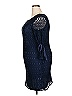 R&K 100% Polyester Blue Casual Dress Size 18 - photo 5
