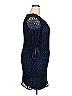 R&K 100% Polyester Blue Casual Dress Size 18 - photo 4