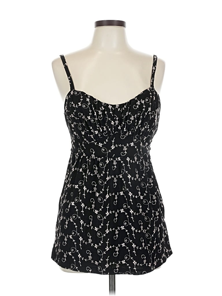 Pre-owned Inc International Concepts Sleeveless Top Black Sweetheart Neckline Tops