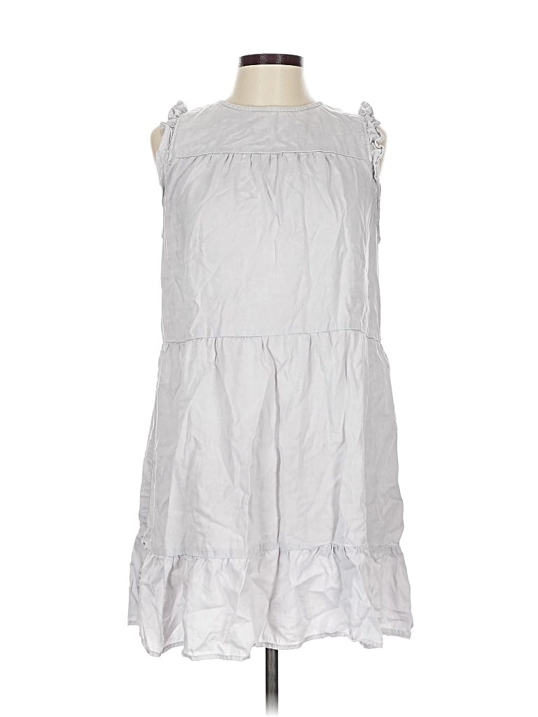 Pre-owned Bella Dahl Casual Dress In Gray