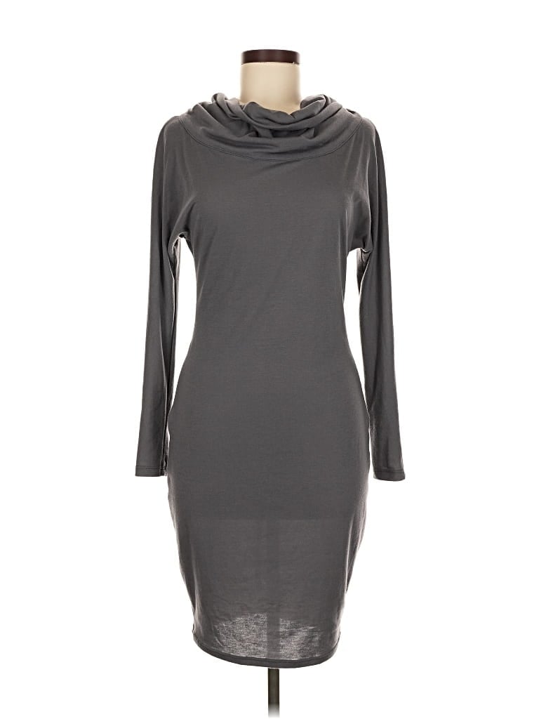 Pre-owned Just Fab Casual Dress In Gray