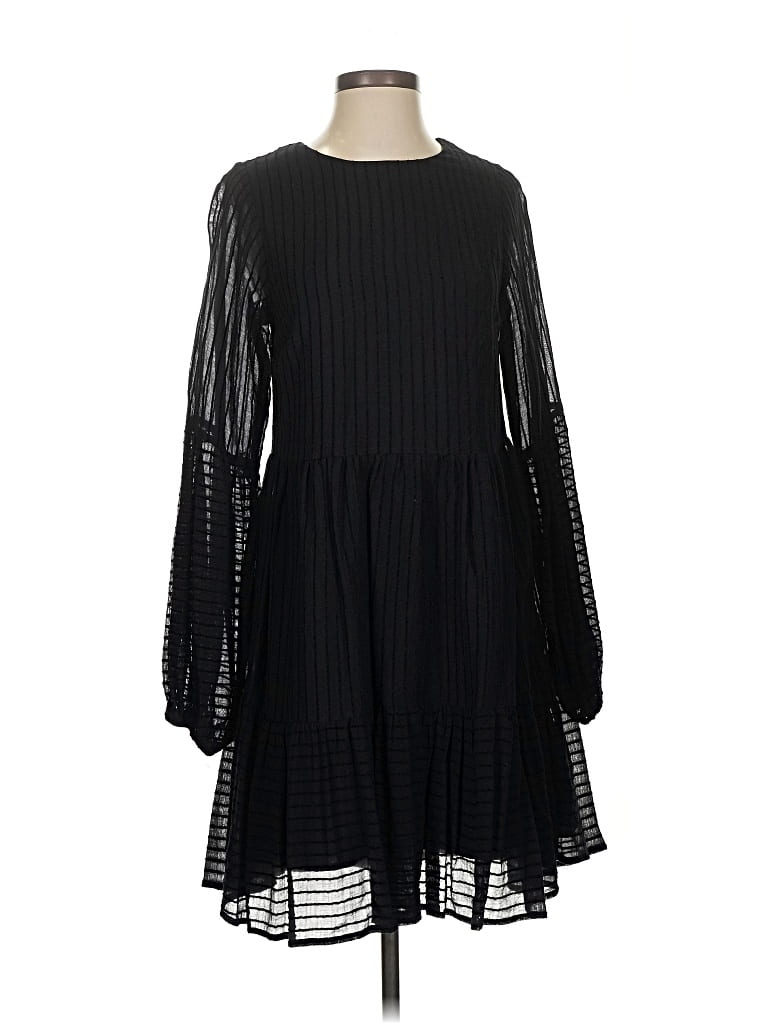 Pre-owned Minkpink Casual Dress In Black