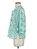 RUBY YAYA 100% Cotton Teal 3/4 Sleeve Blouse Size XS - photo 5