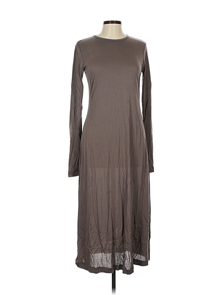 Pre-owned H&m Casual Dress In Gray