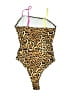 Unbranded Animal Print Yellow One Piece Swimsuit Size L - photo 2