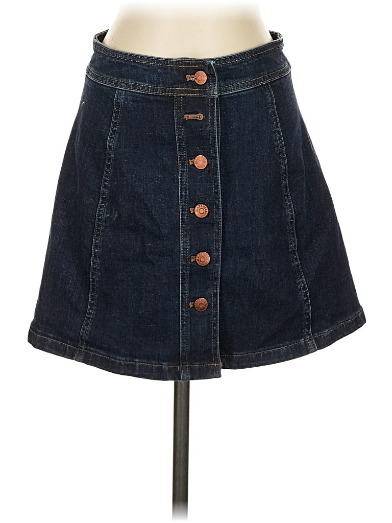 Pre-owned Madewell Denim Skirt In Blue