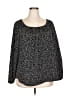 Sanctuary 100% Polyester Polka Dots Black Long Sleeve Blouse Size 3X - photo 1