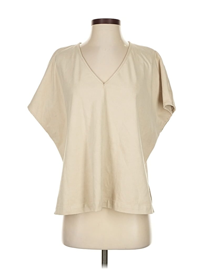 Pre-owned Marie Oliver Short Sleeve Blouse In Brown