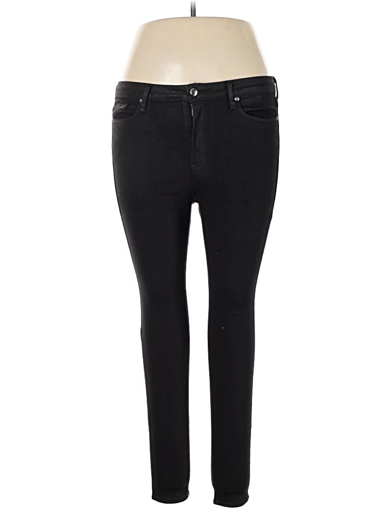 Pre-owned Good American Jeans In Black