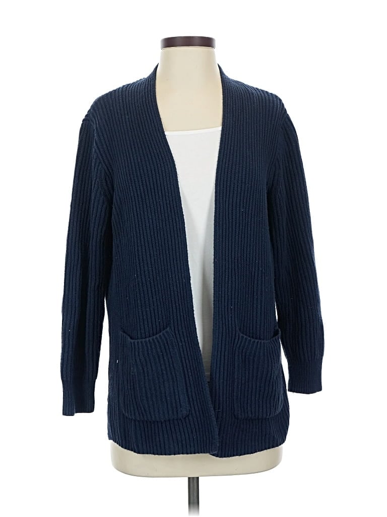 Pre-owned Madewell Cardigan Sweater In Blue
