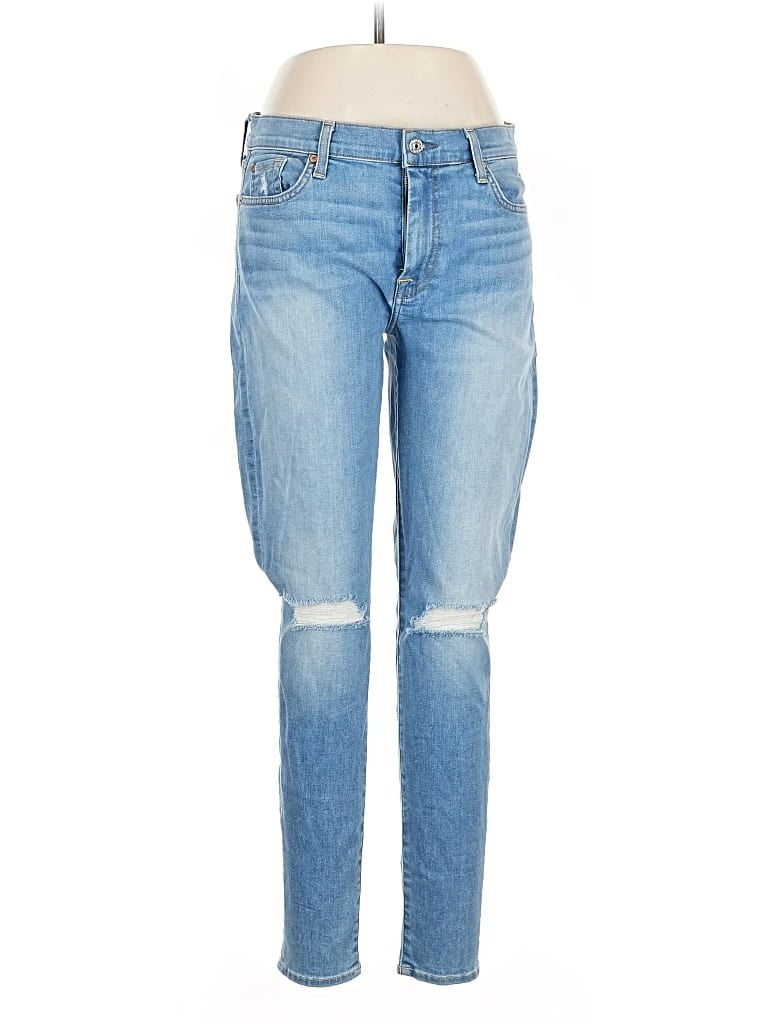 Pre-owned 7 For All Mankind Jeans In Blue