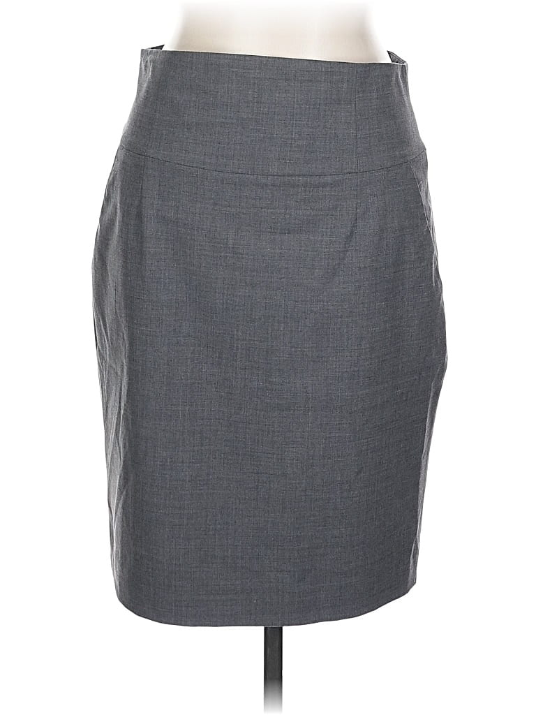 Pre-owned Banana Republic Formal Skirt In Gray