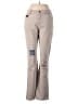 DG^2 by Diane Gilman Stripes Tan Jeans Size 6 - photo 1