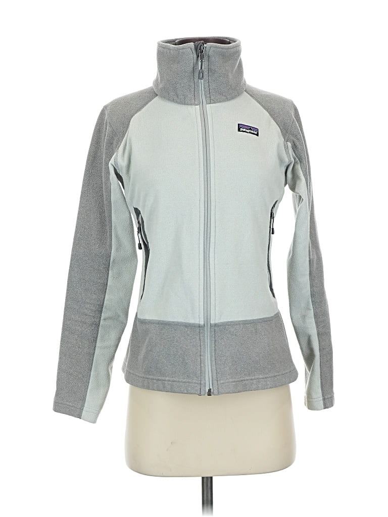 Pre-owned Patagonia Track Jacket In Gray