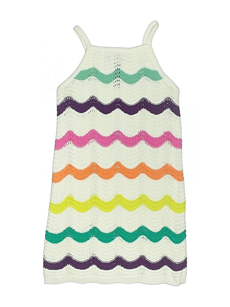 Pre-owned Beach Riot Kids' Dress In White