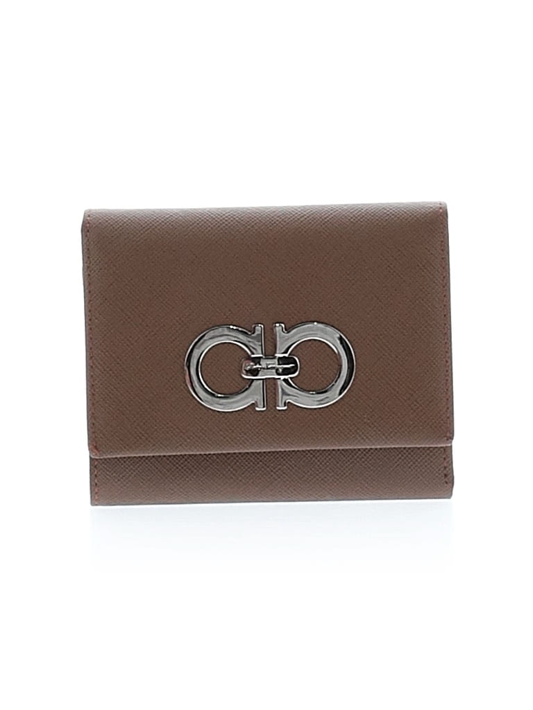 Pre-owned Ferragamo Leather Wallet In Brown