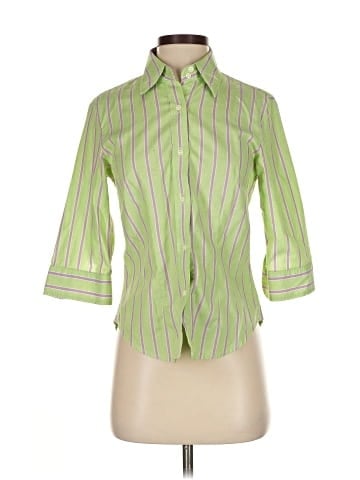 J. McLaughlin 3/4 Sleeve Button-Down Shirt (view 1)