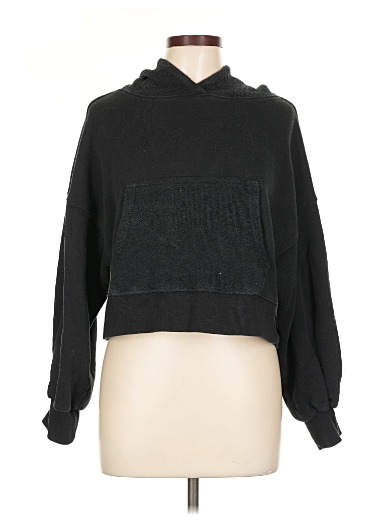Pre-owned Zenana Sweatshirt In Black
