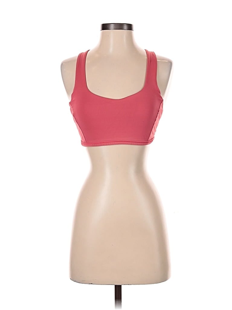 Pre-owned Lululemon Athletica Sports Bra In Red
