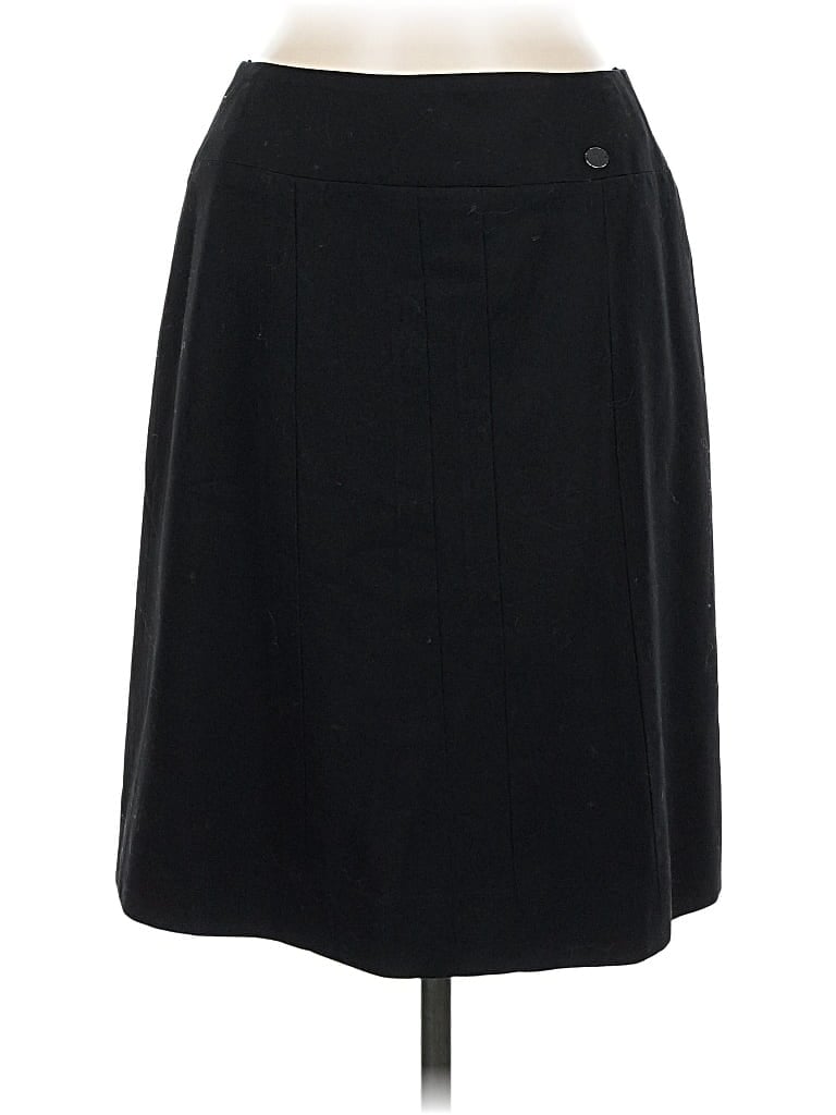 Pre-owned Chanel Wool Skirt In Black