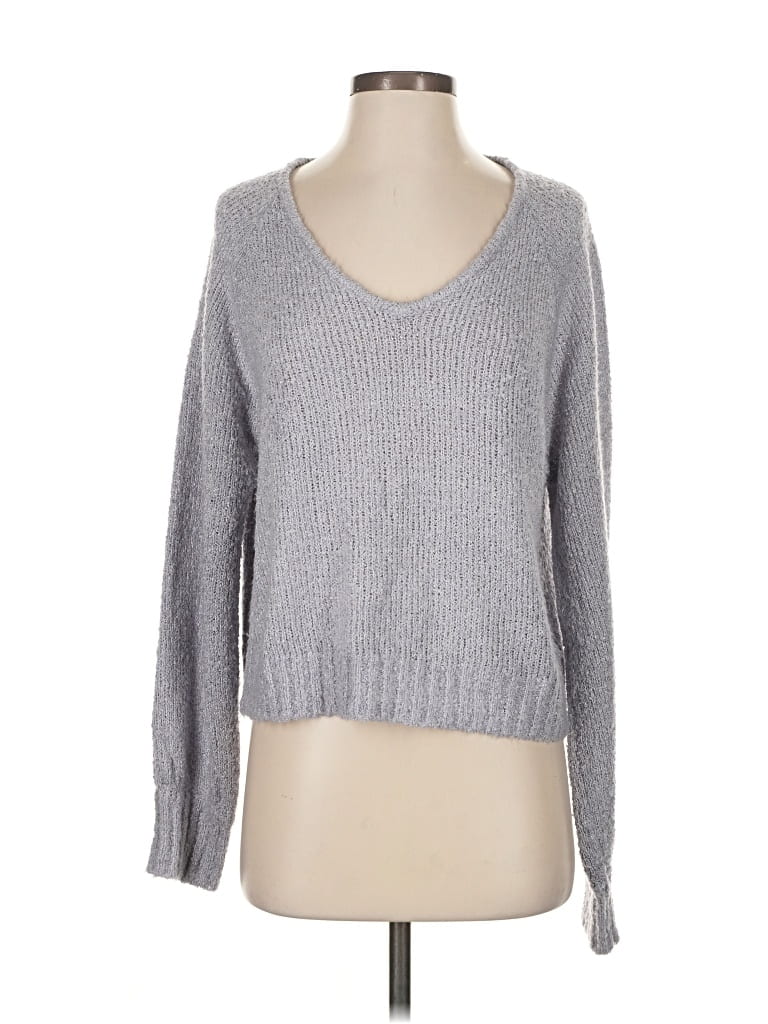 Pre-owned Z Supply Pullover Sweater In Silver