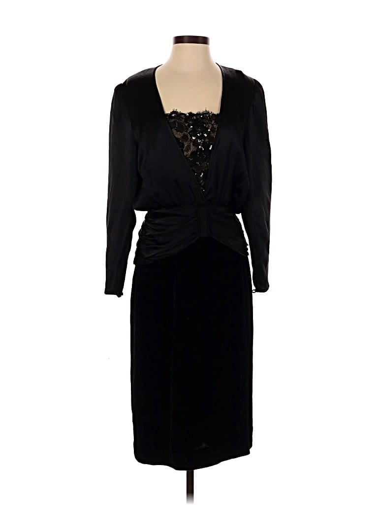 Pre-owned Norma Kamali Cocktail Dress In Black