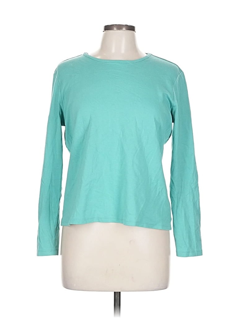 Pre-owned L.l.bean Long Sleeve T-shirt In Blue