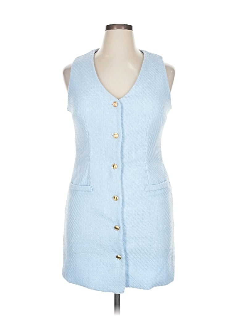 Pre-owned Bobeau Casual Dress In Blue