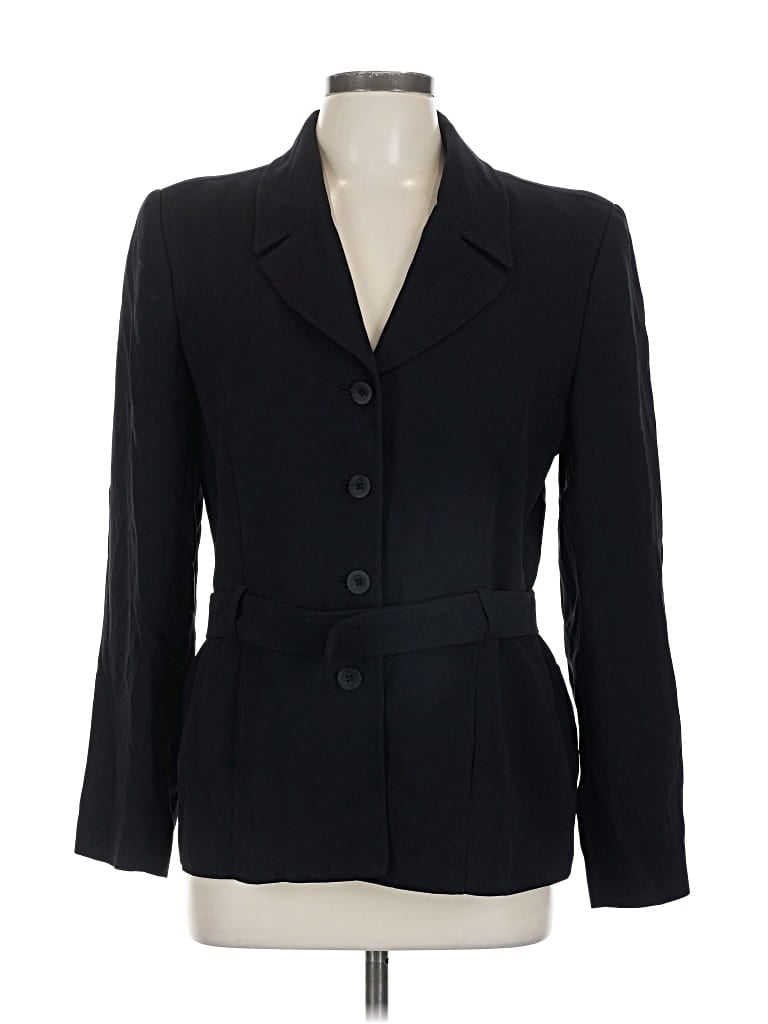 Pre-owned Dana Buchman Blazer Jacket In Black