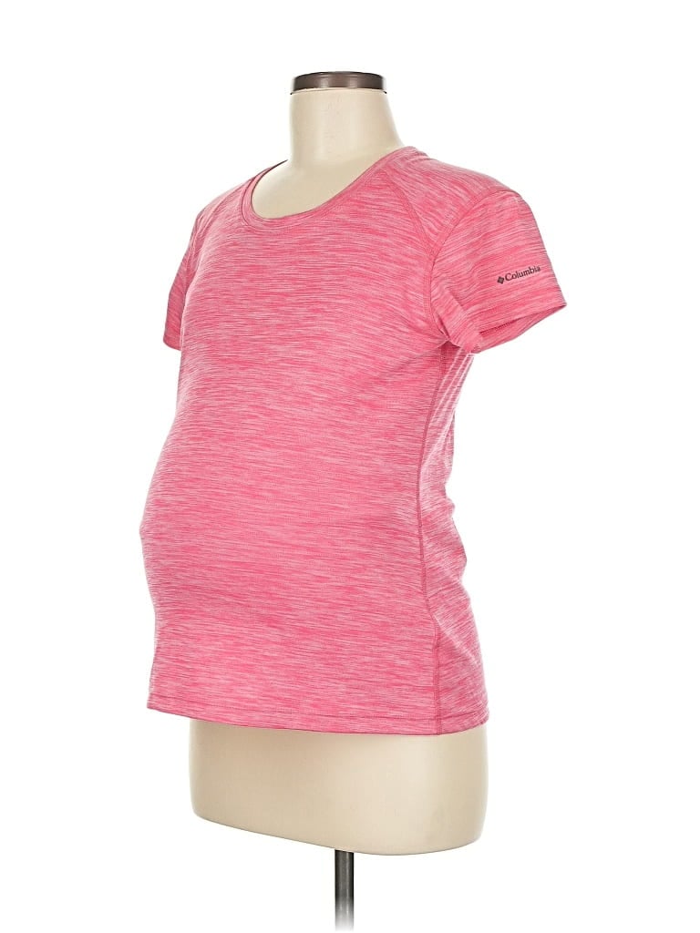 Pre-owned Liz Lange Maternity Active T-shirt In Pink