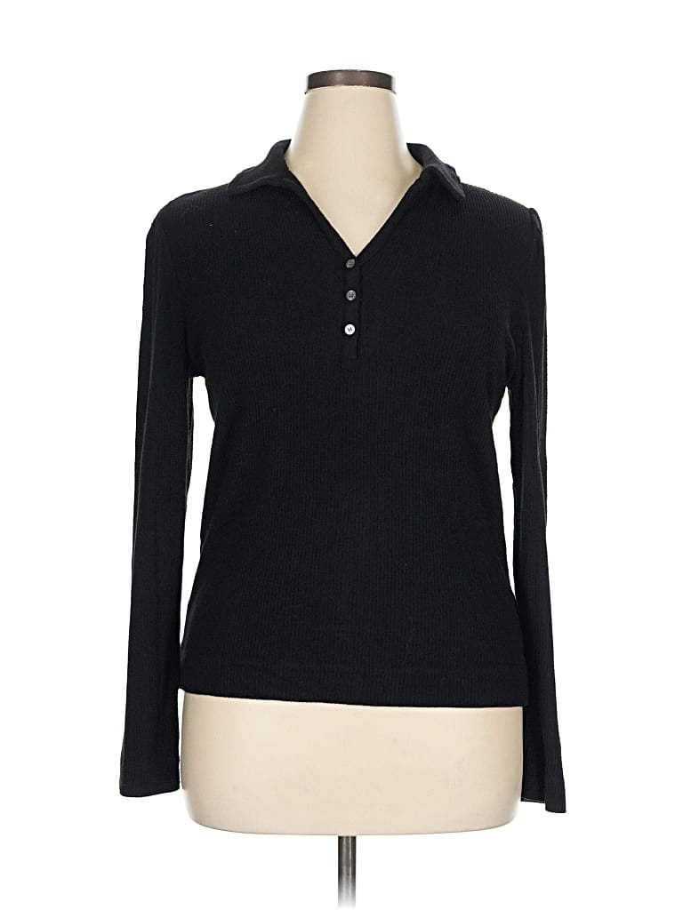 Pre-owned Ann Taylor Loft Turtleneck Sweater In Black