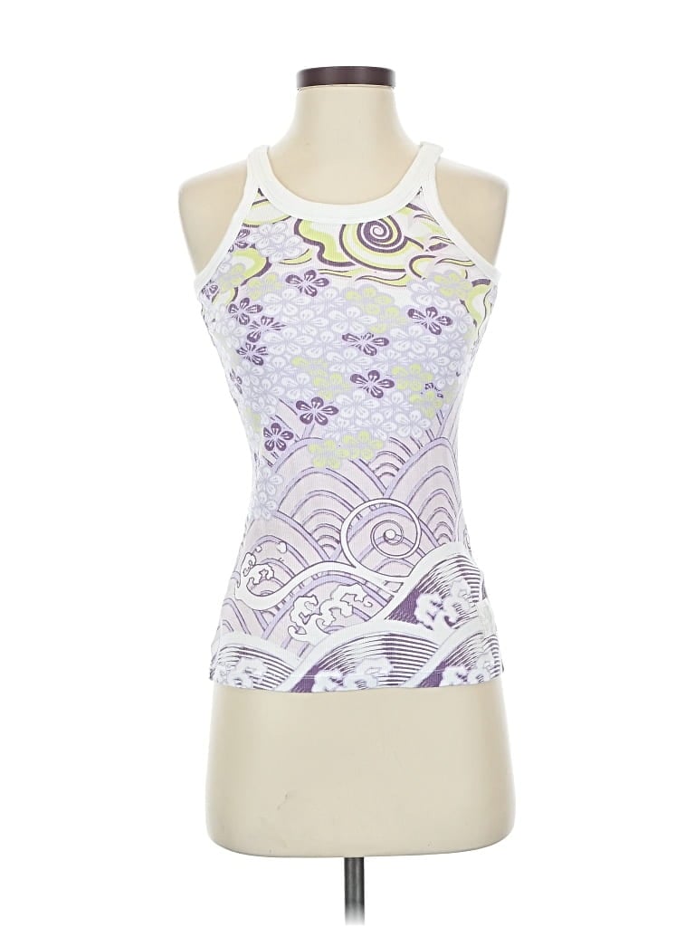 Pre-owned Nike Tank Top Purple Halter Neckline Tops