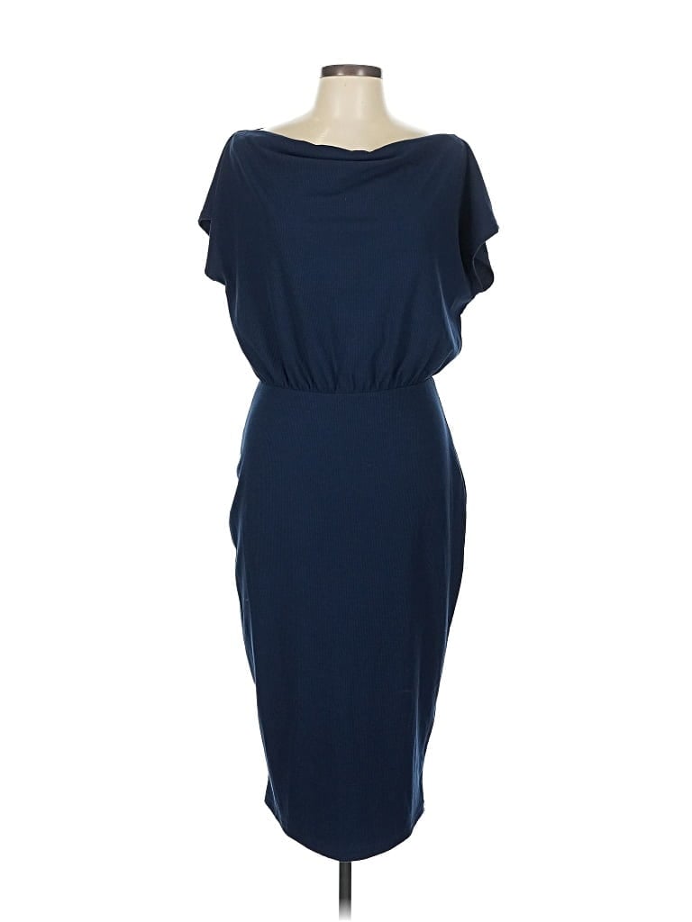 Pre-owned Unbranded Cocktail Dress In Blue