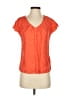 Boden Orange Short Sleeve Blouse Size 2 - photo 1