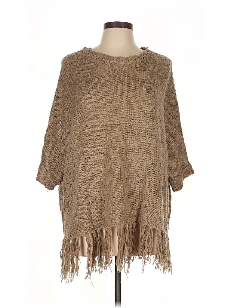 Pre-owned Altar'd State Pullover Sweater In Brown