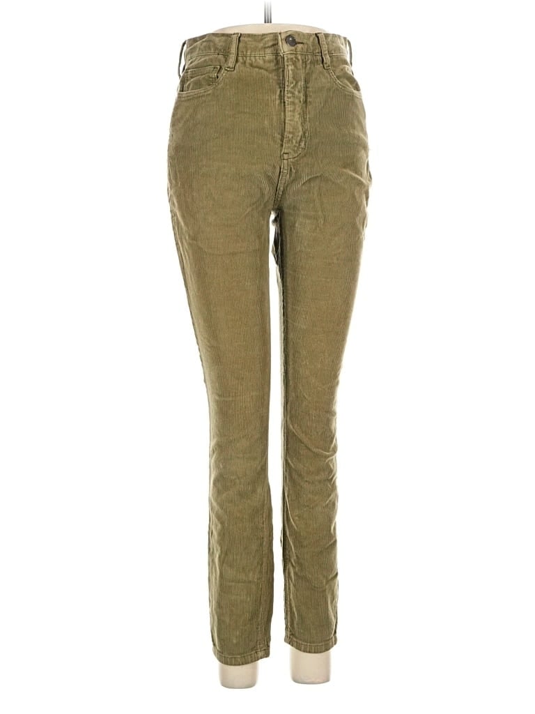 Pre-owned Free People Casual Pants In Green