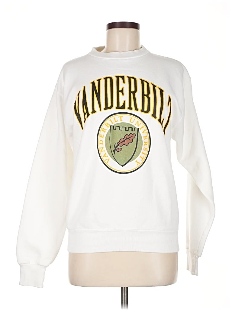 Pre-owned Assorted Brands Sweatshirt In White