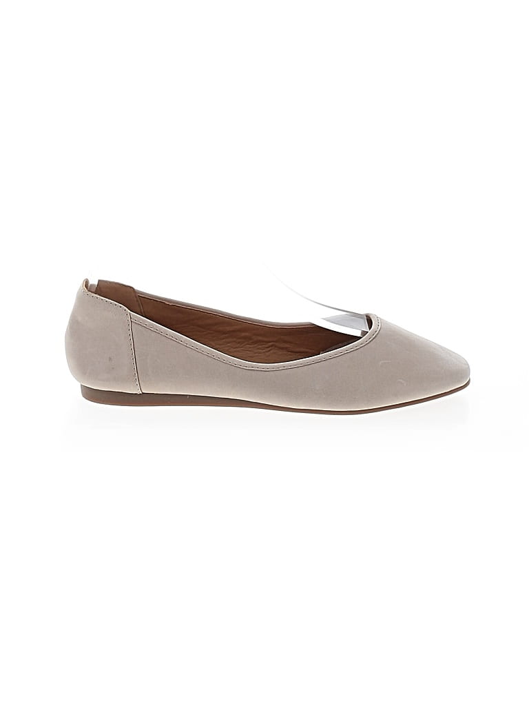 Pre-owned Lucky Brand Flats In Brown