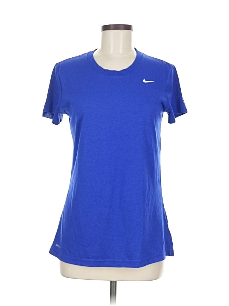 Pre-owned Nike Active T-shirt In Blue