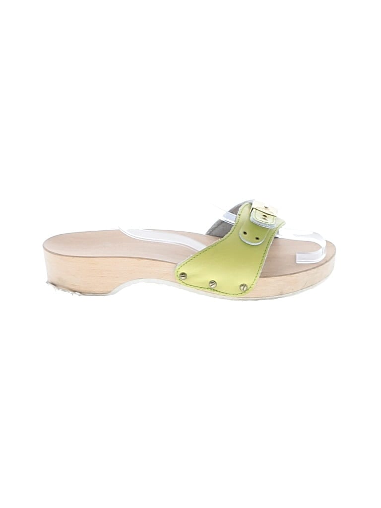 Pre-owned Dr. Scholl's Sandals In Green