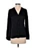 Amour Vert 100% Recycled Polyester Black Long Sleeve Blouse Size XS - photo 1