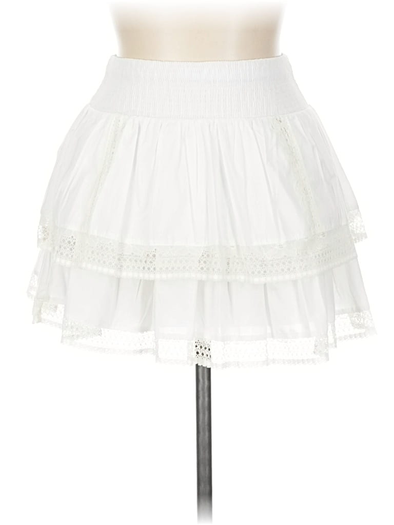 Pre-owned Assorted Brands Casual Skirt In White