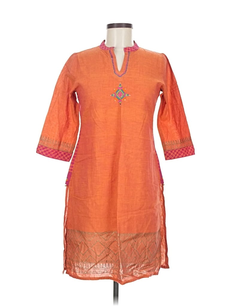 Pre-owned Studio Casual Dress In Orange
