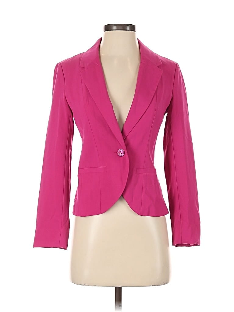 Pre-owned Forever 21 Blazer Jacket In Pink