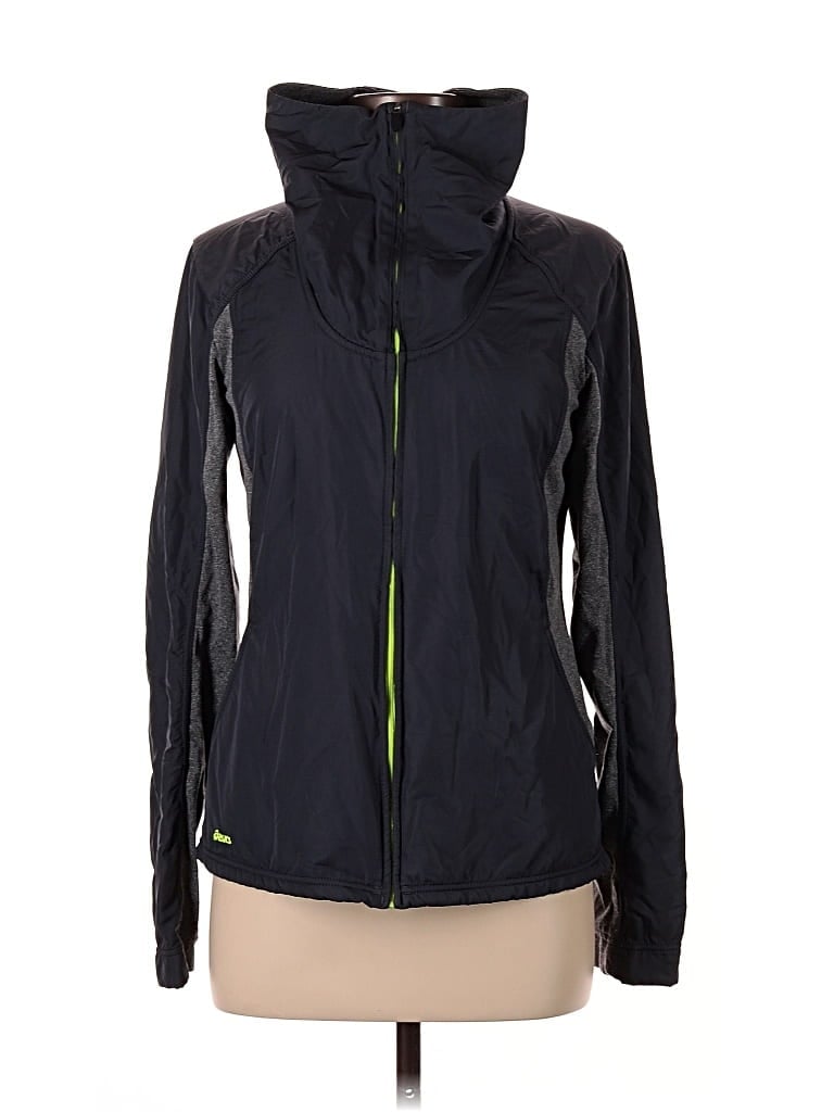 Pre-owned Asics Snow Jacket In Blue