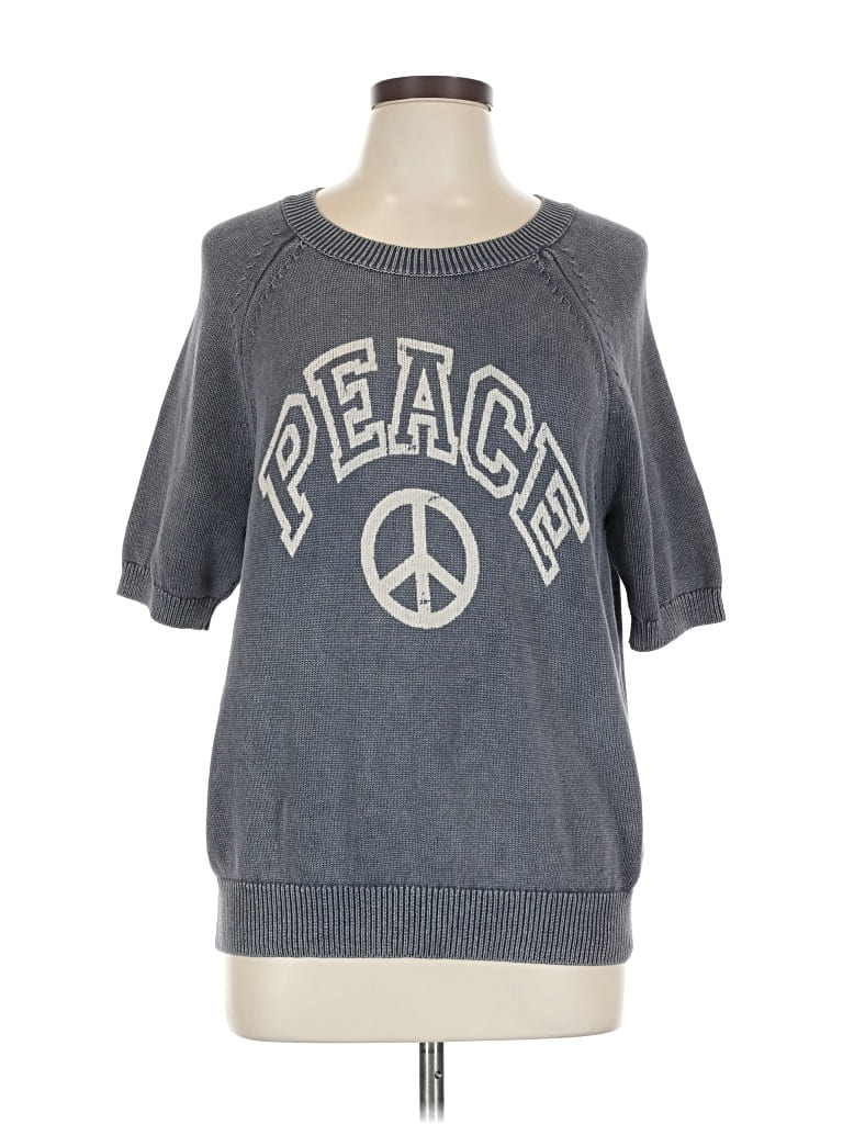 Pre-owned Pilcro Pullover Sweater In Gray