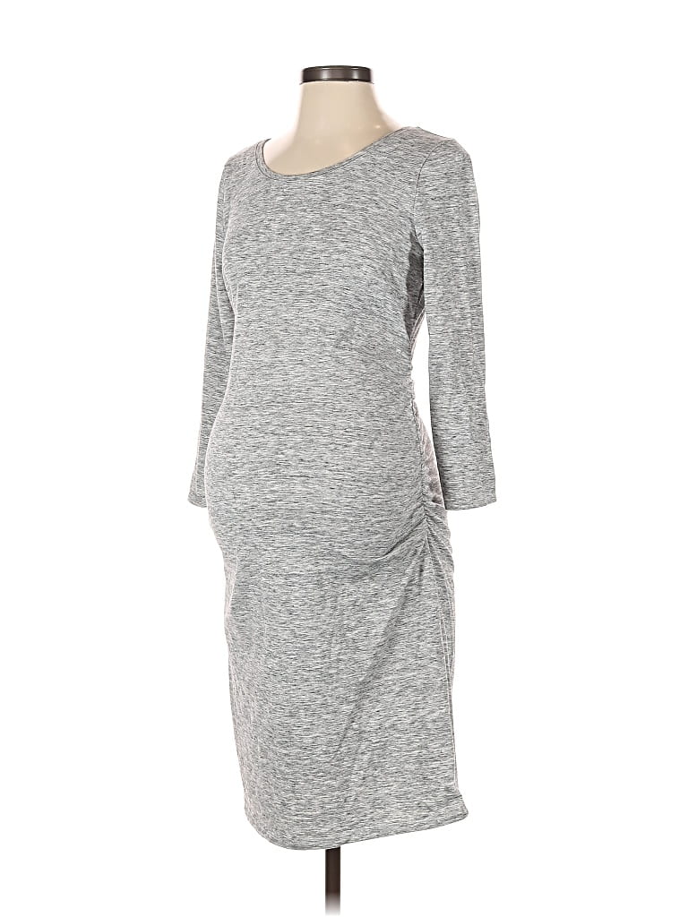 Pre-owned Liz Lange Maternity For Target Casual Dress In Gray