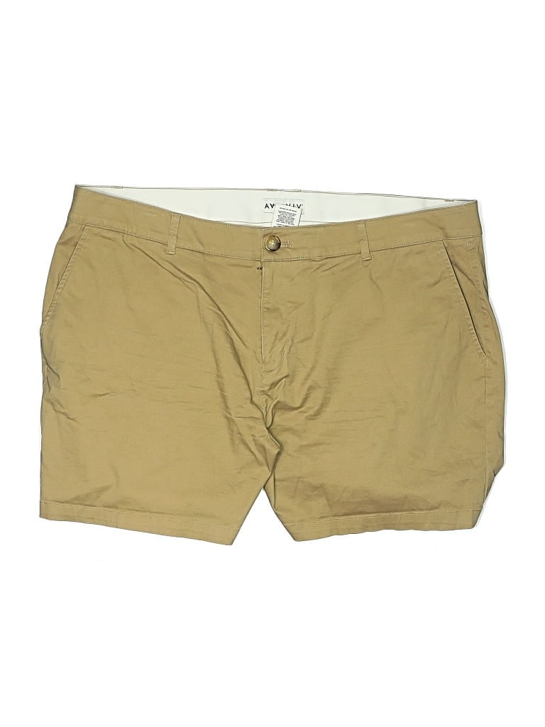 Pre-owned Ava & Viv Khaki Shorts In Brown